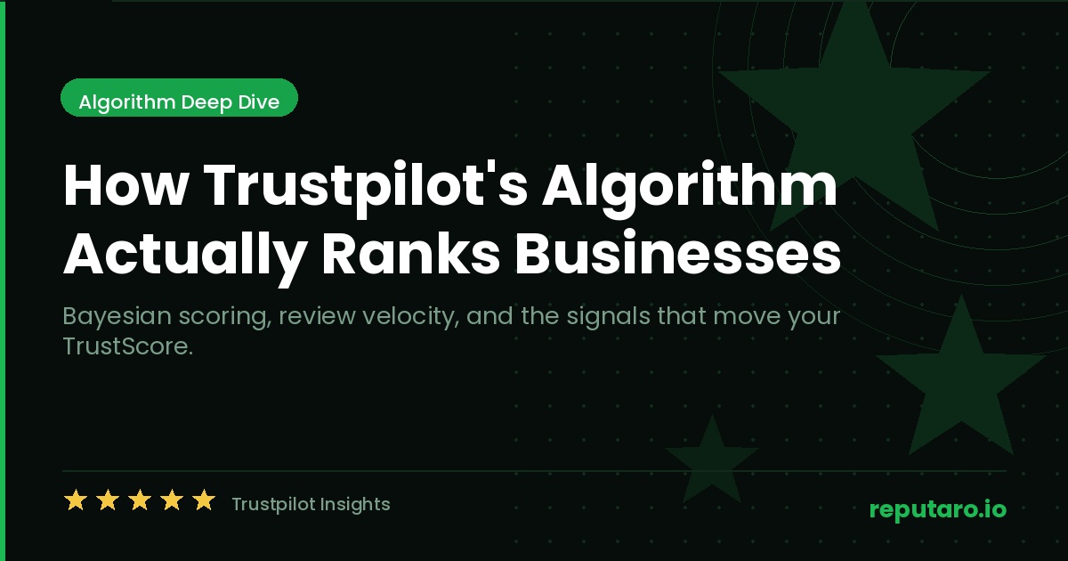 How Trustpilot's Algorithm Actually Ranks Businesses