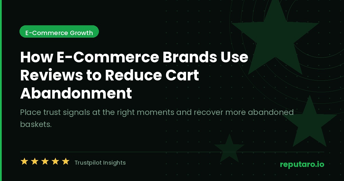 How E-Commerce Brands Use Reviews to Reduce Cart Abandonment