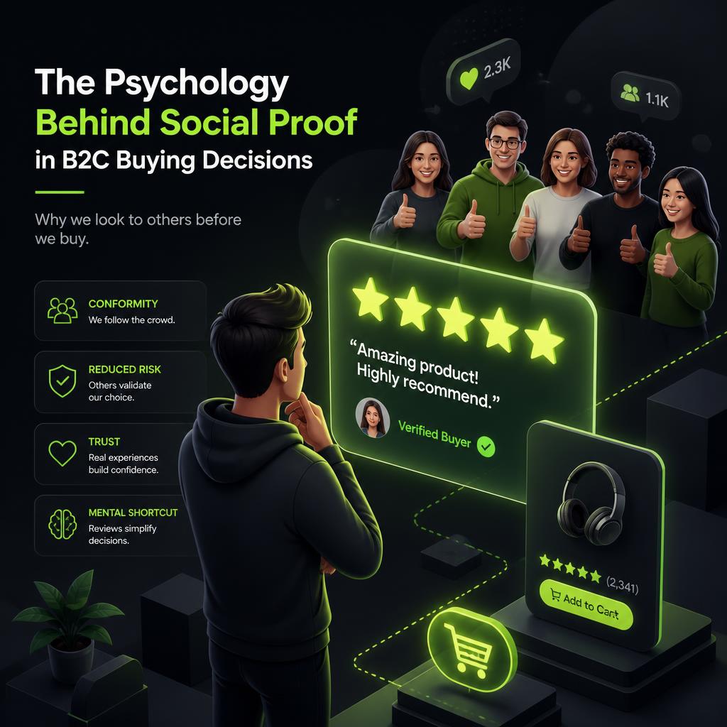 The Psychology Behind Social Proof in B2C Buying Decisions