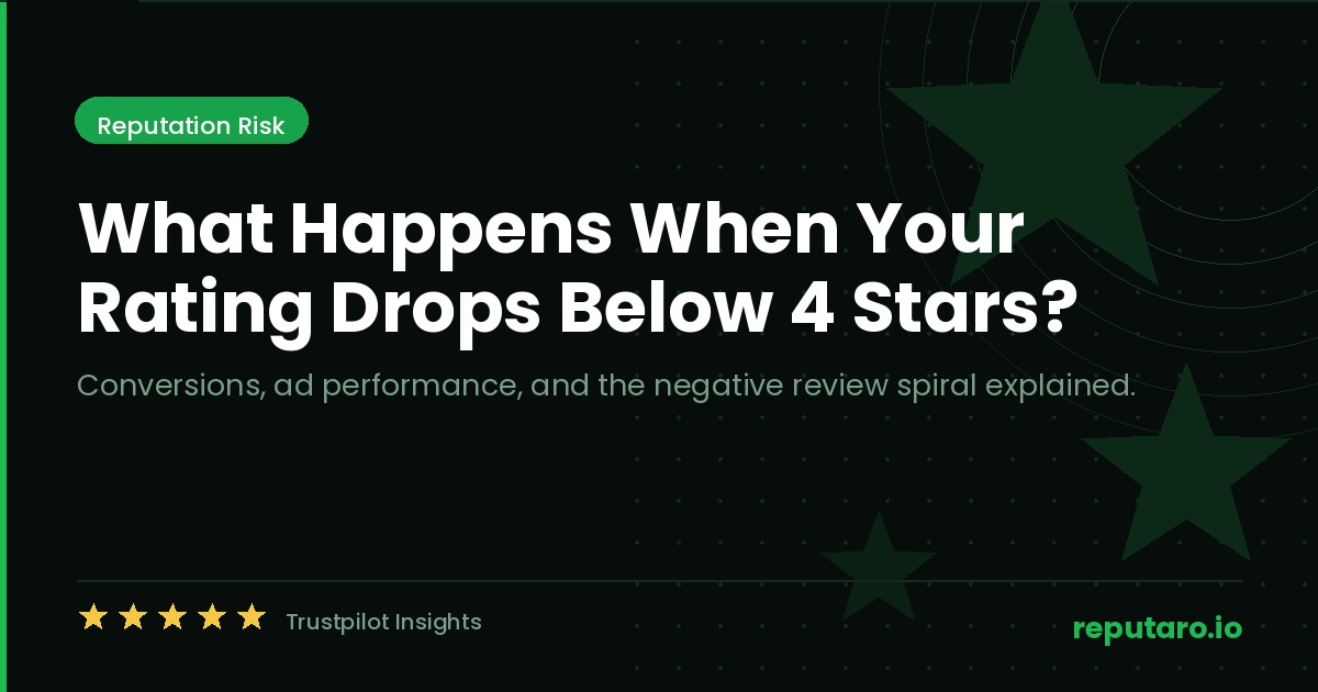 What Happens When Your Trustpilot Rating Drops Below 4 Stars?